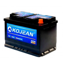 Аккумулятор Kojean AGM 70R обр. пол. 700А 278x175x190