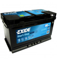 Аккумулятор EXIDE Start-Stop AGM 80R обр. пол. 800А 315x175x190 (EK800) Poland