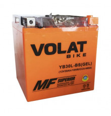 Аккумулятор для мототехники VOLAT iGEL YB30L-BS 30Ач 400А обрат. пол. 166x127x175 (YB30L-BS, YIX30L-BS)