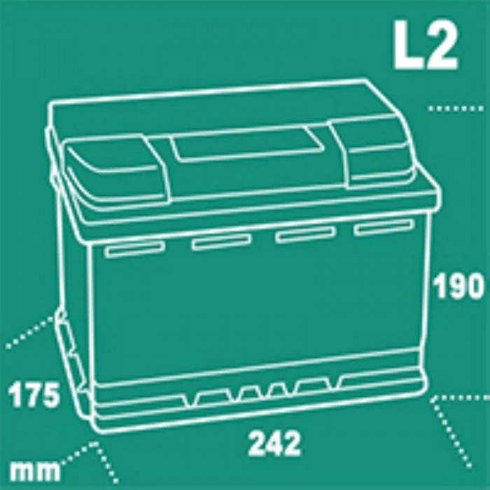 Аккумулятор ПРОРЫВ Z 60L прям. пол. 500A 242x175x190