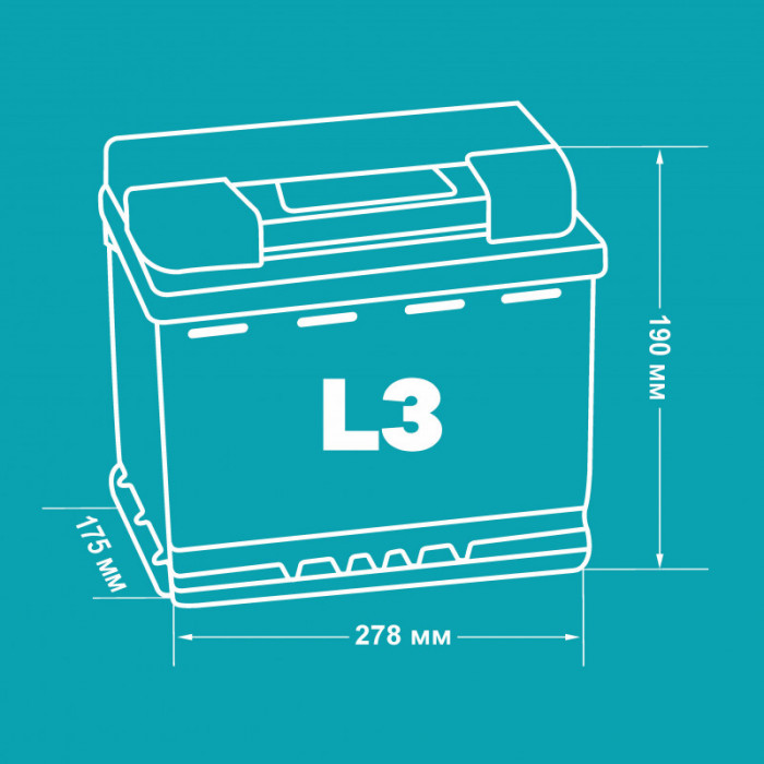 Аккумулятор Varta AGM L3 75R обр. пол. 760A 278x175x190 (575 901 076)