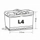 Аккумулятор RUNNER EFB L4 80R обр. пол. 800A 315x175x190