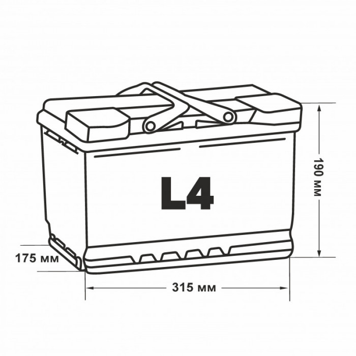 Аккумулятор Varta AGM L4 80L прям. пол. 800A 315x175x190 (580 913 080) for Hyundai Genesis