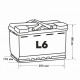 Аккумулятор DELKOR 110R обр. пол. 850А 393x175x190