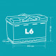 Аккумулятор IQ Energy Standart AGM 105R обр. пол. 1000А 393х175х190