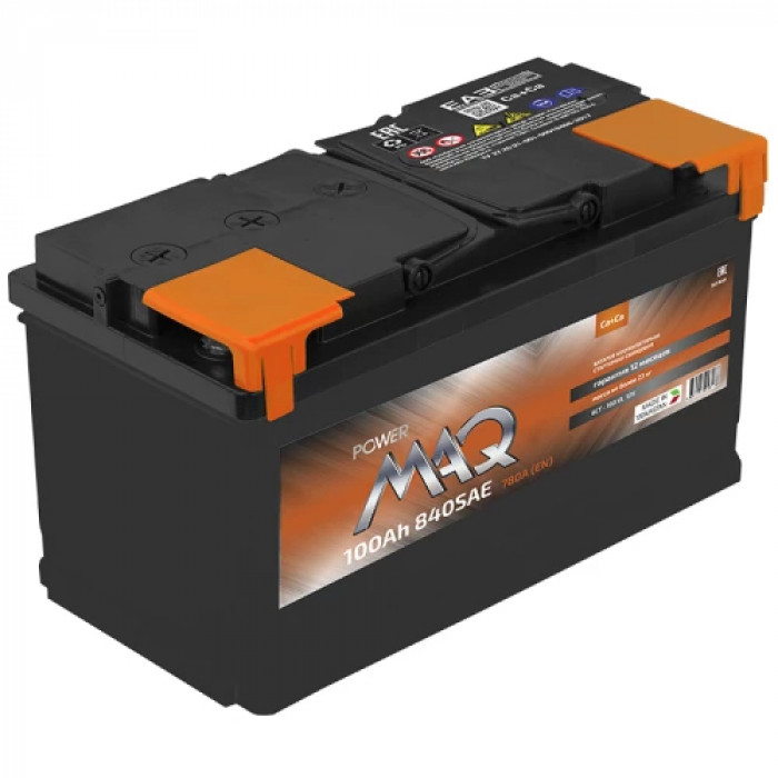 Аккумулятор MAQ POWER 100L прям. пол. 840A 353x175x190