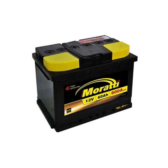 Аккумулятор Moratti 60R обр. пол. 600A 242x175x190