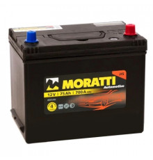Аккумулятор MORATTI PREMIUM JIS 75R обр. пол. 700A 261x173x220
