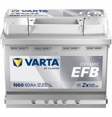 Аккумулятор Varta EFB N60 60 Ач обр. пол. 640A 242x175x190