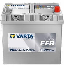 Аккумулятор Varta EFB N65 65 Ач обр. пол. 650A 232x173x225