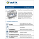 Аккумулятор Varta EFB N70 70 Ач обр. пол. 760A 278x175x190