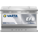 Аккумулятор Varta EFB N70 70 Ач обр. пол. 760A 278x175x190