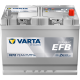 Аккумулятор Varta EFB N72 72 Ач обр. пол. 760A 261x175x220