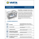 Аккумулятор Varta EFB N80 80 Ач обр. пол. 800A 315x175x190