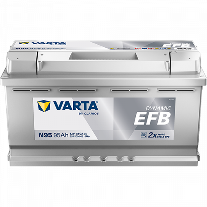 Аккумулятор Varta EFB N95 95 Ач обр. пол. 850A 353x175x190