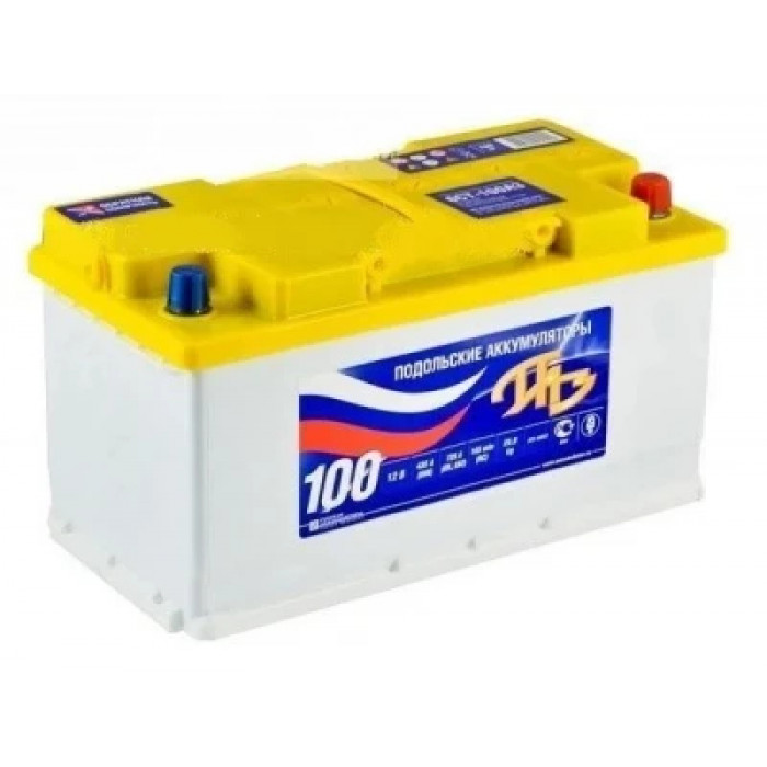 Аккумулятор ПАЗ 100L прям. пол. 750A 353х175х190