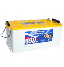Аккумулятор ПАЗ 190 рус прям. пол. 1200A 513x220x200