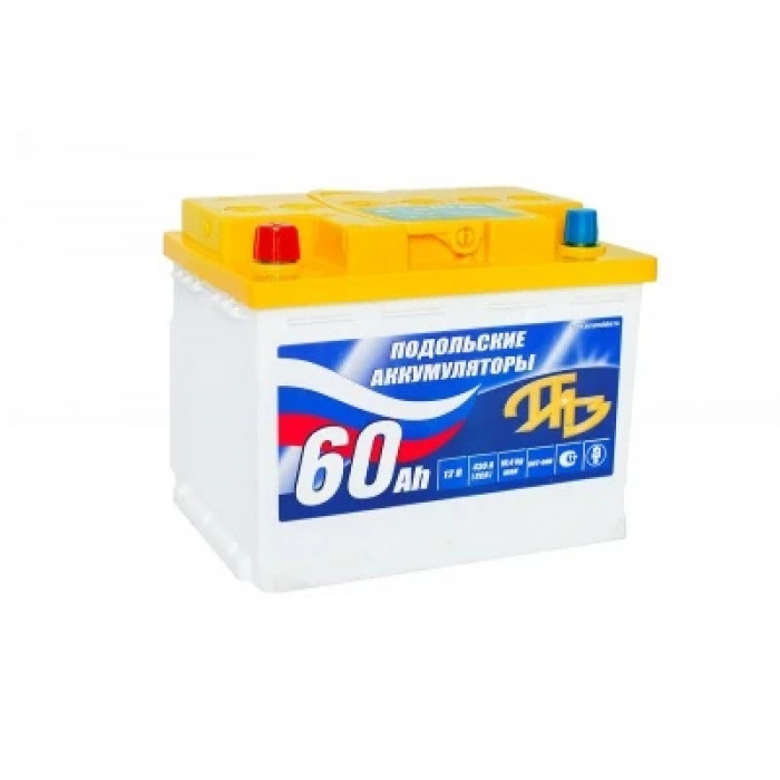 Аккумулятор ПАЗ 60L прям. пол. 450A 242х175х190