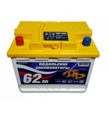 Аккумулятор ПАЗ 62L прям. пол. 480A 242х175х190