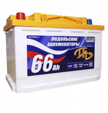 Аккумулятор ПАЗ 66R обр. пол. 550A 278х175х190