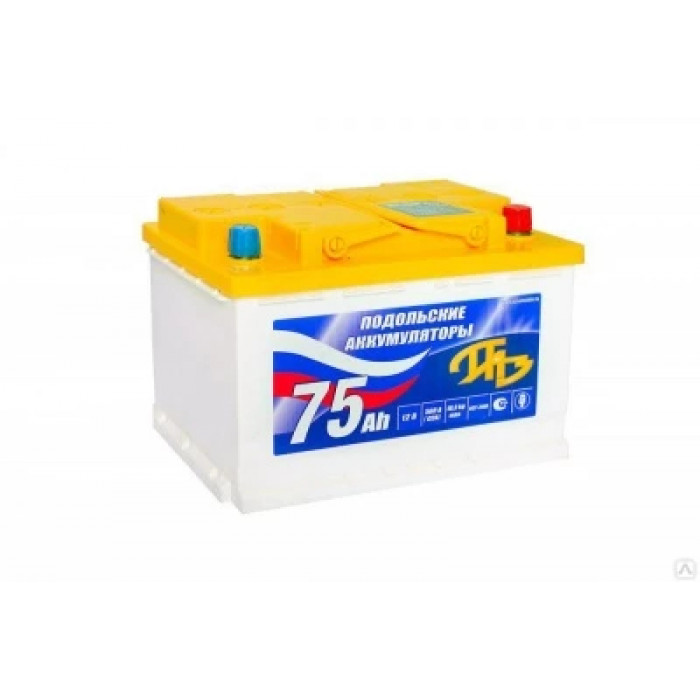 Аккумулятор ПАЗ 75R обр. пол. 550A 278х175х190