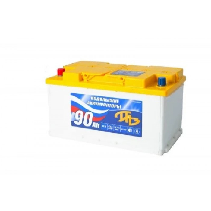 Аккумулятор ПАЗ 90L прям. пол. высокий 670A 353х175х190