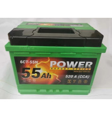 Аккумулятор POWER 55R обр. пол. 520A 242x175x190