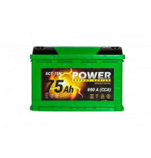 Аккумулятор POWER 75R обр. пол. 690A 278x175x190