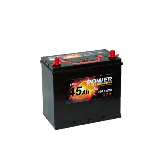Аккумулятор Power Asia 45R обр. пол. 450A 238x128x220