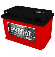 Аккумулятор РУСБАТ 75R обр. пол. 650A 278x175x190