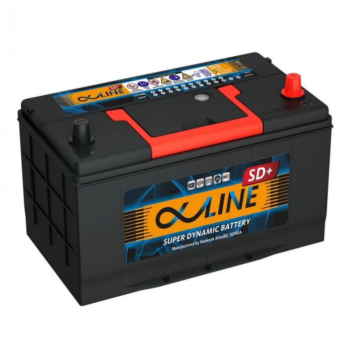Аккумулятор Alphaline SD+ plus 115D31L 100R обр. пол. 850A 302x172x220