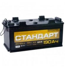 Аккумулятор СТАНДАРТ 190 рус болт прям. пол. 1200A 513x220x200