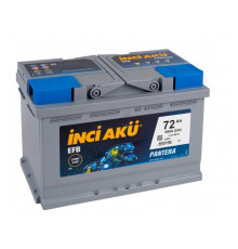 Аккумулятор INCI AKU Nanogold EFB 72R обр. пол. 680A 276x175x190 Start-Stop