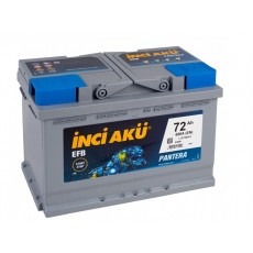Аккумулятор INCI AKU Nanogold EFB 72R обр. пол. 680A 276x175x190 Start-Stop
