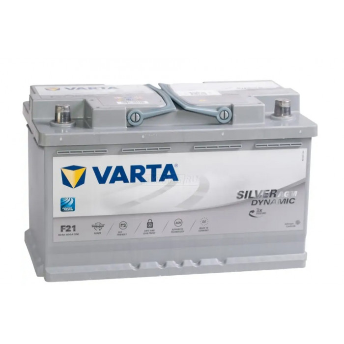 Аккумулятор VARTA AGM F21 80R обр. пол. 800A 315x175x190