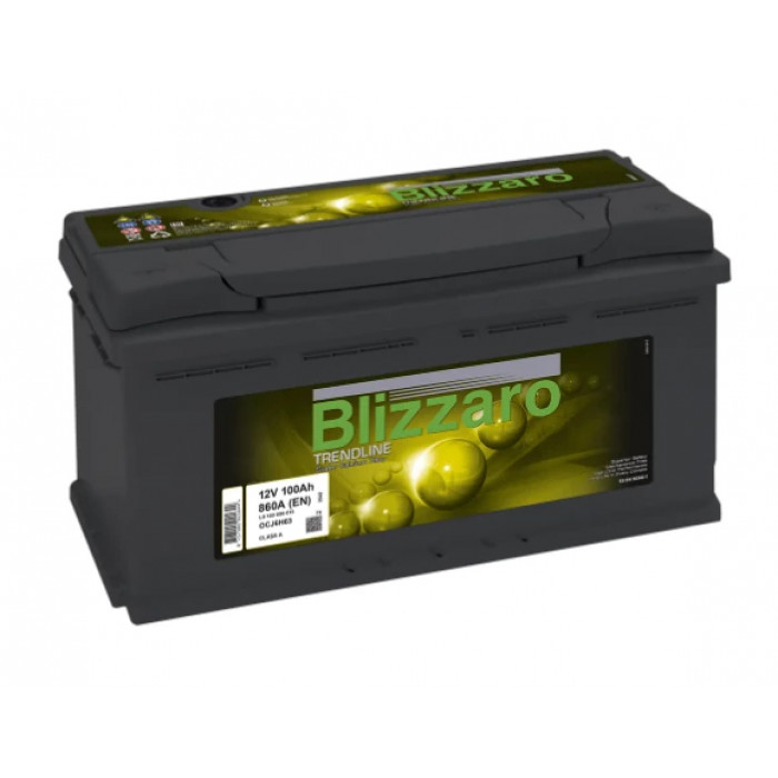 Аккумулятор BLIZZARO TRENDLINE 100R обр. пол. 860A 353x175x190