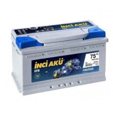 Аккумулятор INCI AKU Nanogold EFB 75R обр. пол. низкий 730A 315x175x175 Start-Stop