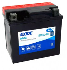 Аккумулятор Мото EXIDE AGM ETX5L-BS 4Ач 70A обр. пол. 113x70x105 (YTX5L-BS, YTZ7S, YTZ6S)