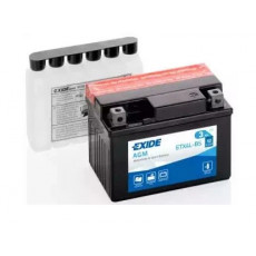 Аккумулятор Мото EXIDE AGM ETX4L-BS 3Ач 50A обр. пол. 113x70x87 (YTZ5S, YB4L-B, YB4L-A, YTX4L-BS)