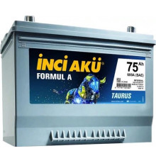 Аккумулятор INCI AKU Formul A Asia 75L прям. пол. 600A 260x175x220