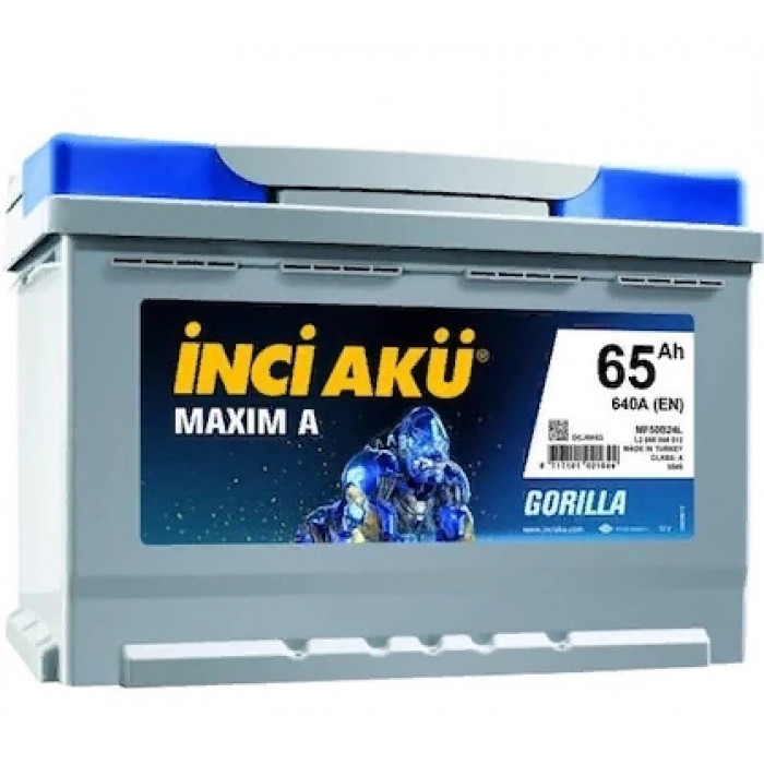 Аккумулятор INCI AKU Maxim A 65L прям. пол. 640A 242x175x190