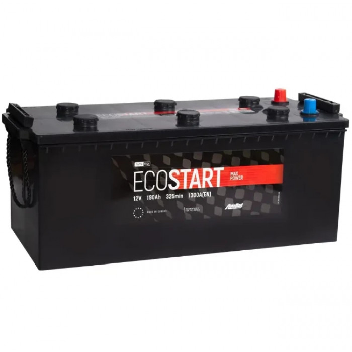 Аккумулятор ECOSTART 190 рус прям. пол. 1100A 513x220x200