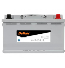 Аккумулятор DELKOR AGM 80R обр. пол. 800А 315x175x190