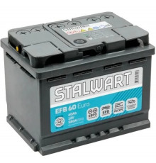 Аккумулятор STALWART EFB 60R обрат. пол. 580A 242x175x190