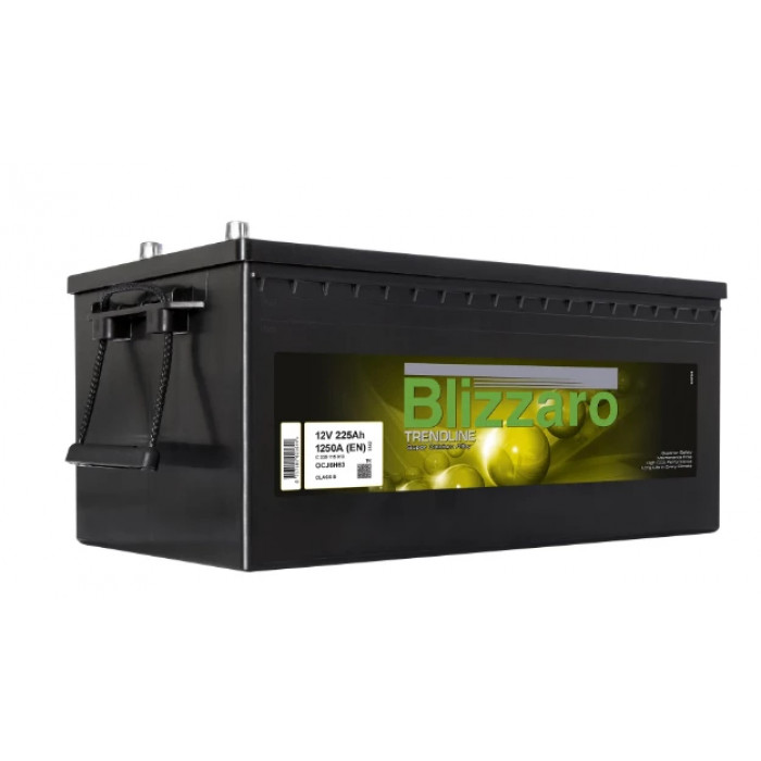 Аккумулятор Blizzaro Trendline 225 евро обр. пол. 1150A 518x275x220