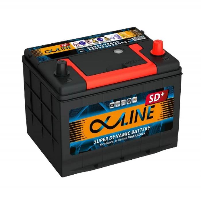 Аккумулятор Alphaline SD+ plus 85D23L 70R обр. пол. 620A 232x172x220
