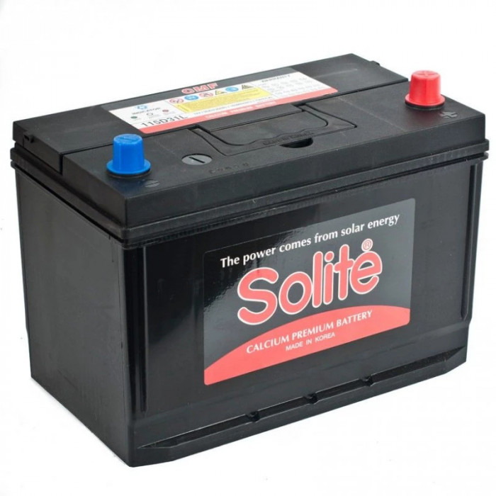 Аккумулятор Solite Asia 115D31LB 95R обр. пол. 750A 306x173x220 с юбкой