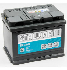 Аккумулятор STALWART EFB 60R прям. пол. 580A 242x175x190