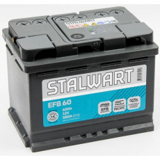 Аккумулятор STALWART EFB 60R прям. пол. 580A 242x175x190