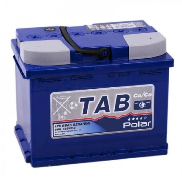 Аккумулятор TAB Polar 66R обр. пол. 620А 242x175x190